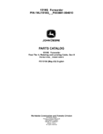 John Deere 1510G FT4 RL Forwarders (SN F003601-004010) Parts Catalog Manual