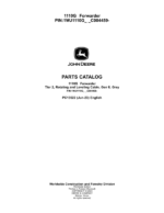 John Deere 1110G T2 RL Forwarders Parts Catalog Manual