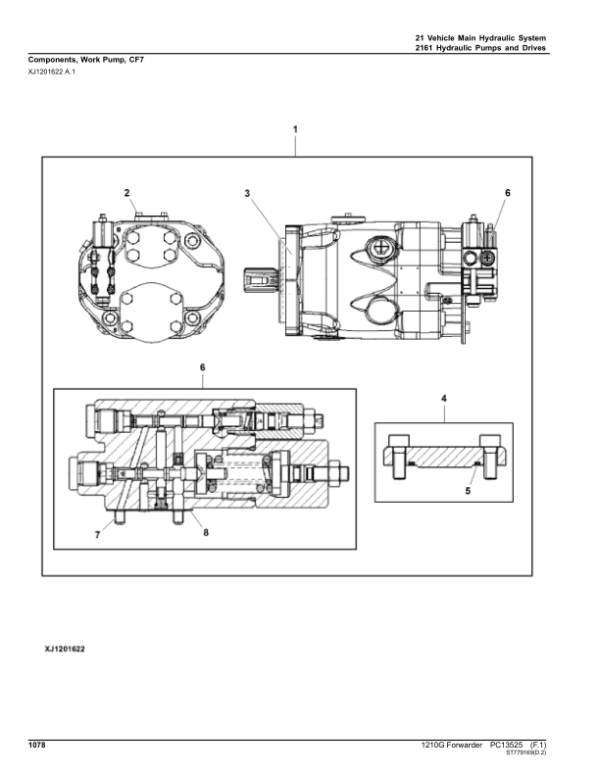 John Deere 1210G FT4 RL Forwarders (SN L002509-) Parts Catalog Manual - Image 3