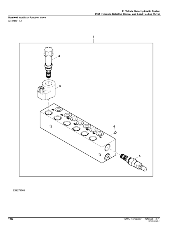 John Deere 1210G FT4 RL Forwarders (SN L002509-) Parts Catalog Manual - Image 4