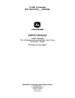 John Deere 1210G T2 RL Forwarders (SN C002509-) Parts Catalog Manual