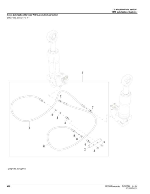 John Deere 1210G T2 RL Forwarders (SN C002509-) Parts Catalog Manual - Image 4