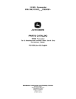 John Deere 1510G T2 RL Forwarders (SN C004181-) Parts Catalog Manual