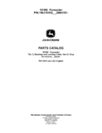 John Deere 1510G T3 RL Forwarders (SN D004181-) Parts Catalog Manual