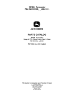 John Deere 1510G FT4 FFC Forwarders (SN L004181-) Parts Catalog Manual
