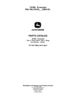 John Deere 1510G T2 FFC Forwarders (SN C004181-) Parts Catalog Manual