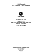 John Deere 1910G Forwarders (SN L002175-002339) Parts Catalog Manual