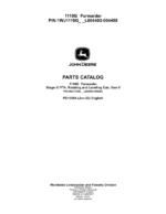 John Deere 1110G FT4 RL Forwarders Parts Catalog Manual