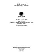 John Deere 1010G Forwarders (SN 1WJ1010G_ _L006004-) Parts Catalog Manual