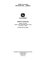 John Deere 1010G Forwarders (SN L006004-) Parts Catalog Manual