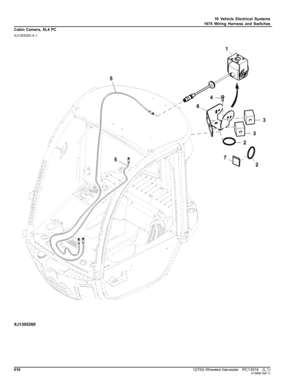 John Deere 1270G 6W Wheeled Harvesters (SN 1WJ1270G_ _L004999-) Parts Catalog Manual - Image 2
