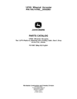 John Deere 1470G T3 Wheeled Harvesters (SN 1WJ1470G__D002292-) Parts Catalog Manual