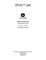 John Deere 312GR Skid Steers (SN 1T0312G _ J288093-) Parts Catalog Manual