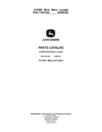 John Deere 312GR Skid Steers (SN 1T0312G_G298752-) Parts Catalog Manual