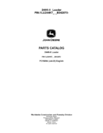 John Deere 244K-II Loaders (SN 1LU244KT_B042870-) Parts Catalog Manual