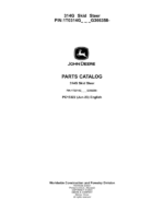 John Deere 314G Skid Steers (SN 1T0314G_ G366358) Parts Catalog Manual