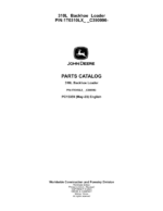 John Deere 310L Backhoe Loaders (SN 1T0310LX_ _C390996-) Parts Catalog Manual