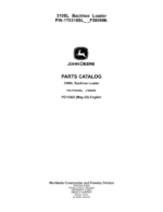 John Deere 310SL Backhoe Loaders (SN 1T0310LX_ _F390996-) Parts Catalog Manual