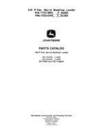 John Deere 310 P Backhoe Loaders (SN F_02265- & C_02265-) Parts Catalog Manual
