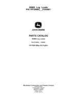 John Deere 2956G Log Loaders (SN 1FF2956G_ _F290001-) Parts Catalog Manual