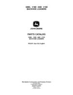 John Deere 300D, 310D, 315D Backhoe Loaders Parts Catalog Manual