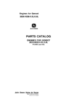John Deere 3029, 4039, 4.5L, 6.8L Engines Parts Catalog Manual