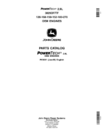 John Deere 2.9L, 3029 TF & DF Engines Parts Catalog Manual