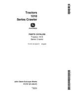 John Deere 1010 Crawlers Parts Catalog Manual