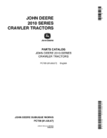 John Deere 2010 Crawlers Parts Catalog Manual