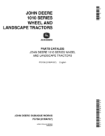 John Deere 1010 Tractors Parts Catalog Manual