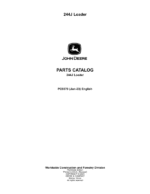 John Deere 244J Loaders Parts Catalog Manual