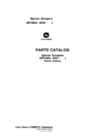 John Deere 1810E, 1814E, 1512E, 2112E Scrapers (SN 060201–) Parts Catalog Manual