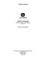 John Deere 1110D T3 Forwarders (SN 002301-) Parts Catalog Manual
