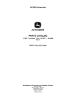 John Deere 1410D Forwarders (SN 001201 – 001464) Parts Catalog Manual