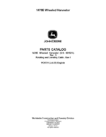 John Deere 1470E T3 Harvester (SN 001501-) Parts Catalog Manual