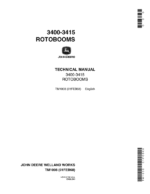 John Deere 3400, 3415 Rotobooms Technical Manual