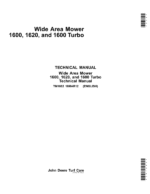 John Deere 1600, 1620 Series II Turbo Mower Repair Technical Manual