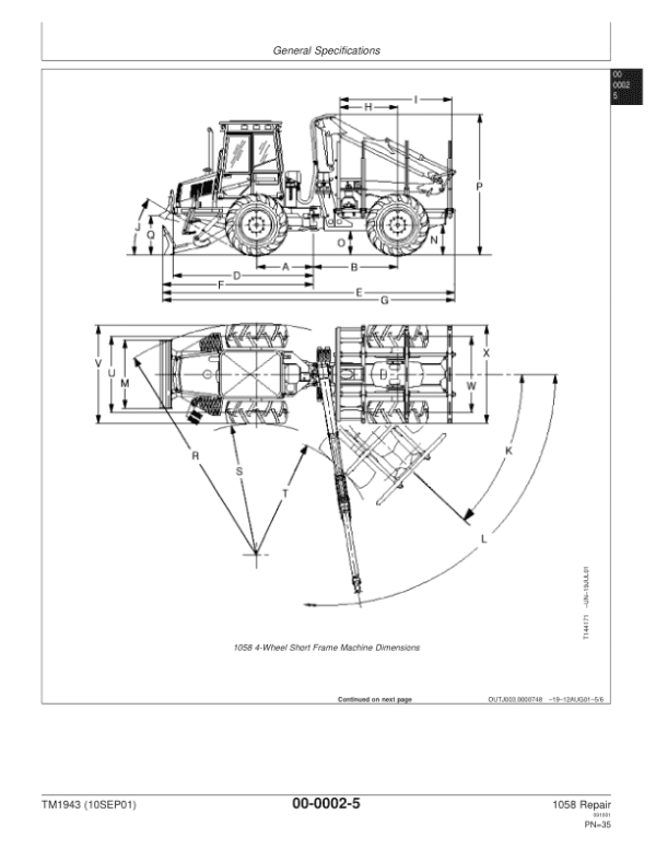 John Deere 1058 Forwarder Repair Technical Manual TM - Image 2