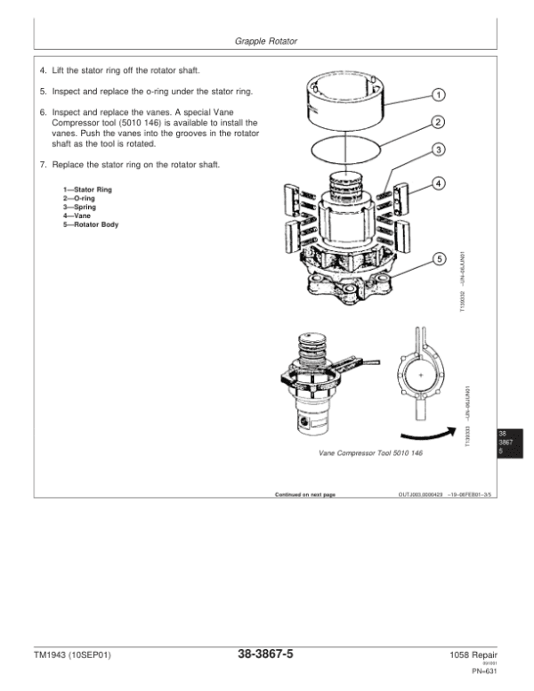 John Deere 1058 Forwarder Repair Technical Manual TM - Image 4