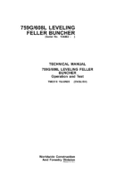 John Deere 759G, 608L Feller Buncher Repair Technical Manual