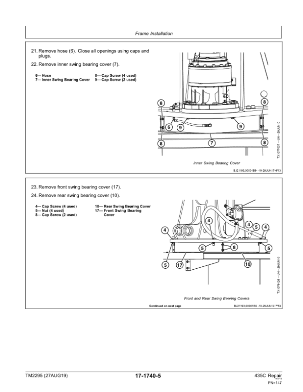 John Deere 435C Log Loader Repair Technical Manual - Image 2