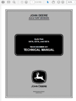 John Deere 647A, 657A, 667A QuickTrak Technical Service Manual