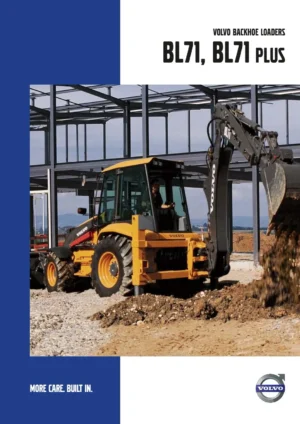 Volvo Bl71 Plus Backhoe Loader Service Repair Manual