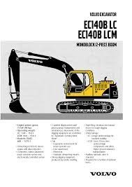 Volvo EC140B LC, EC140B LCM Excavator Parts Manual