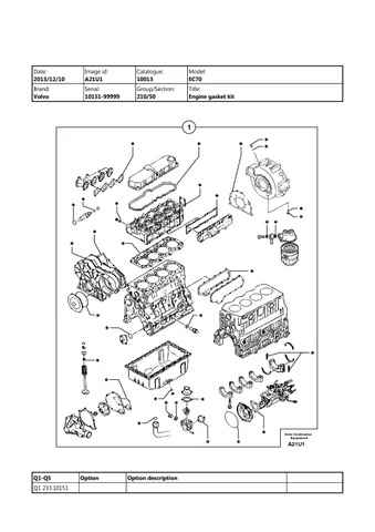 Volvo Ec70 Excavator Service Parts Catalogue Manual - Image 2