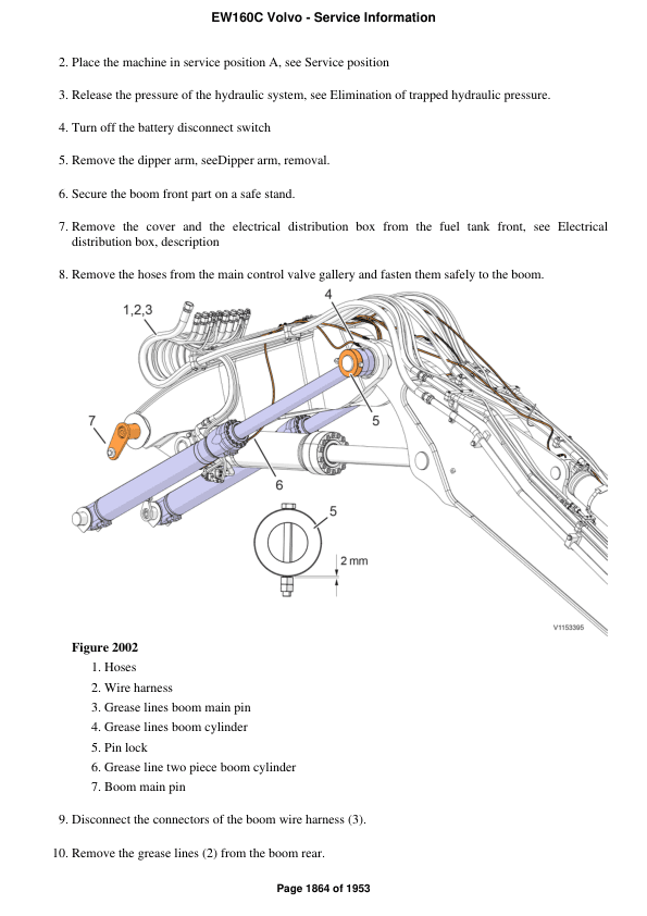 Volvo Ew160c Wheeled Excavator Service Repair Manual - Image 2