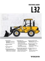 Volvo L32 Compact Wheel Loader Service Factory Repair Manual