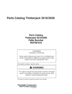 John Deere 2618, 2628 Tracked Feller Bunchers (SN 997416- ) Parts Catalog Manual