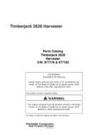 John Deere 2628 Tracked Feller Bunchers Parts Catalog Manual