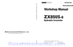 Hitachi ZX85US-6 Excavator Service Repair Manual